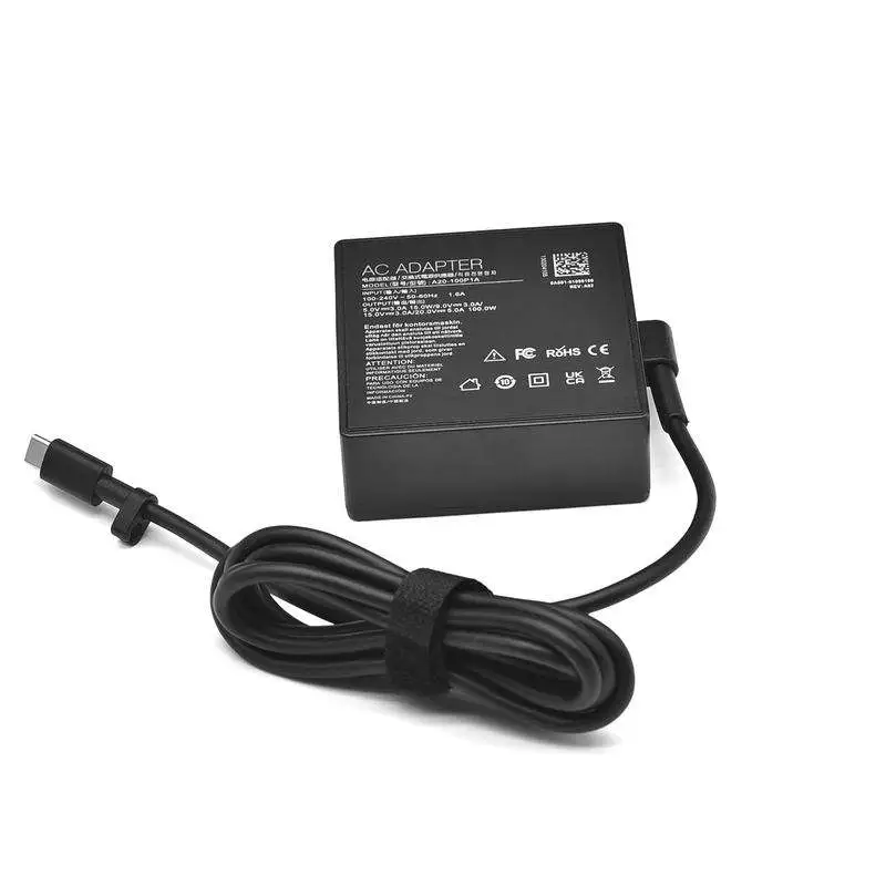 Asus ల్యాప్‌టాప్ కోసం 100W టైప్-C PD USB C పవర్ అడాప్టర్ 20V 5A