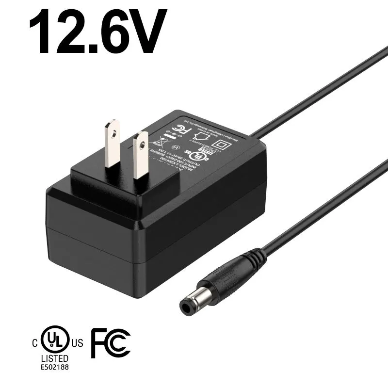 12.6v 2A వాల్ మౌంట్ ఎలక్ట్రిక్ స్కూటర్ పవర్ సప్లై అడాప్టర్
