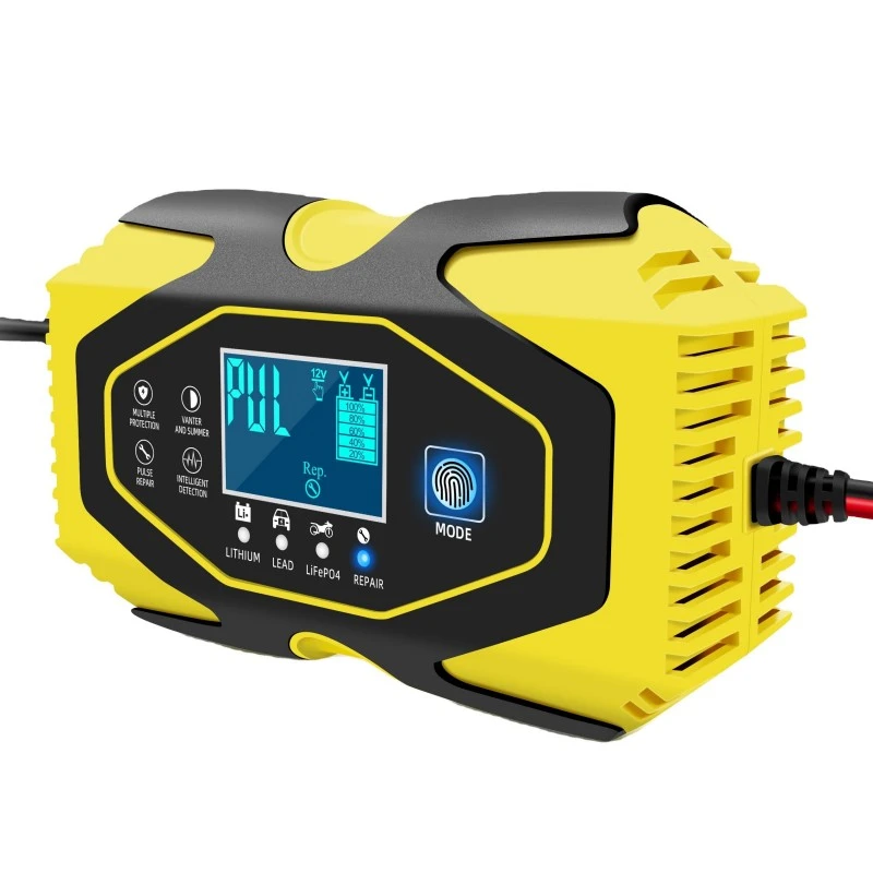 12V 24V మోటార్ సైకిల్ కార్ బ్యాటరీ ఛార్జర్