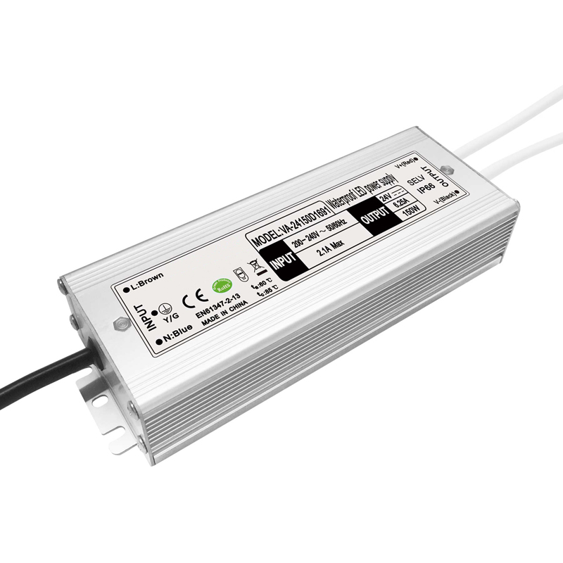 150W స్థిరమైన వోల్టేజ్ జలనిరోధిత LED డ్రైవర్