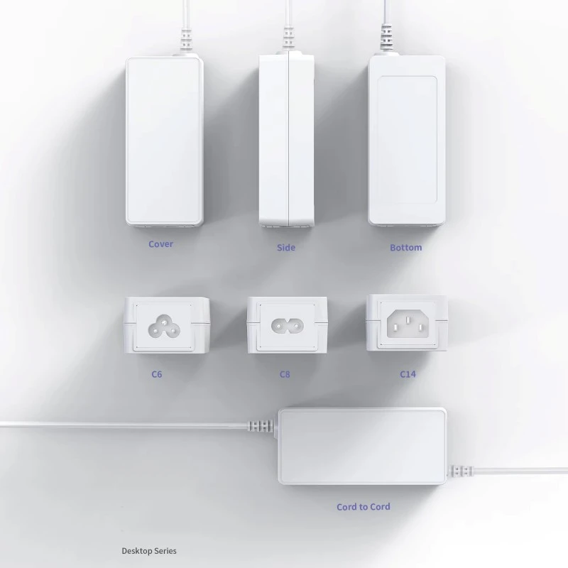 65W UL FCC CE Certificated Desktop Power Adapter